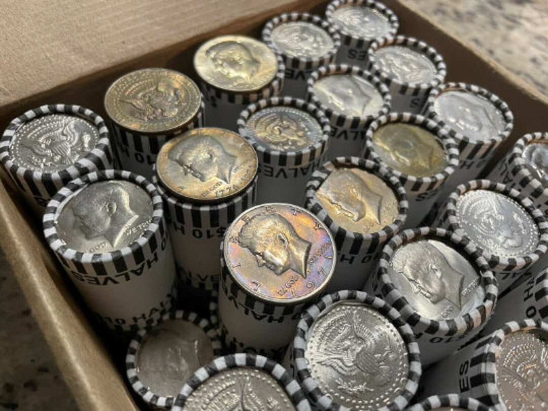 Kennedy Half Dollar Roll OBW Fed Wrapped Etsy
