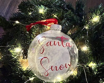 Papá Noel en la nieve