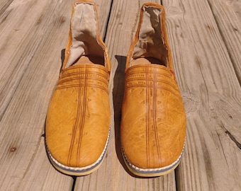Vintage leather espadrilles size 7.5 Mens