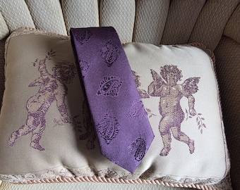 Charvet Place Vendome men's silk tie Made in France