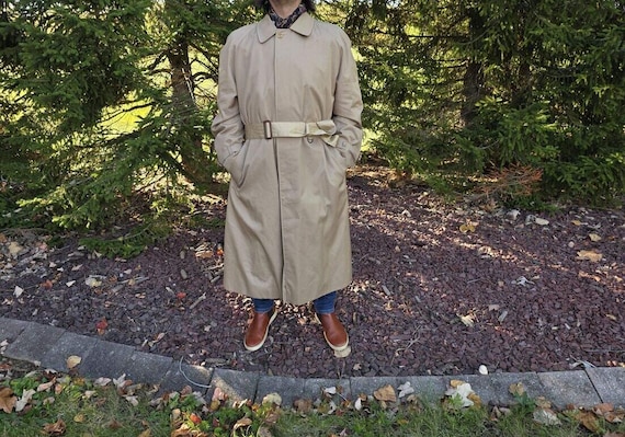 Aquascutum, Vintage trench Over Coat Aquascutum Men's XL