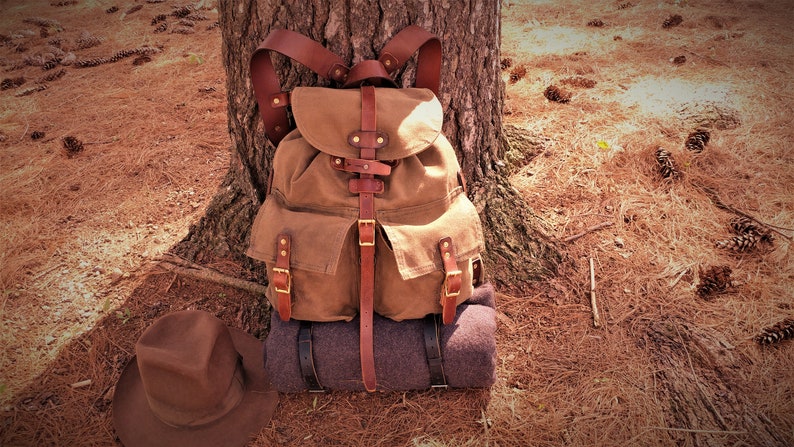 canvas rucksack bushcraft