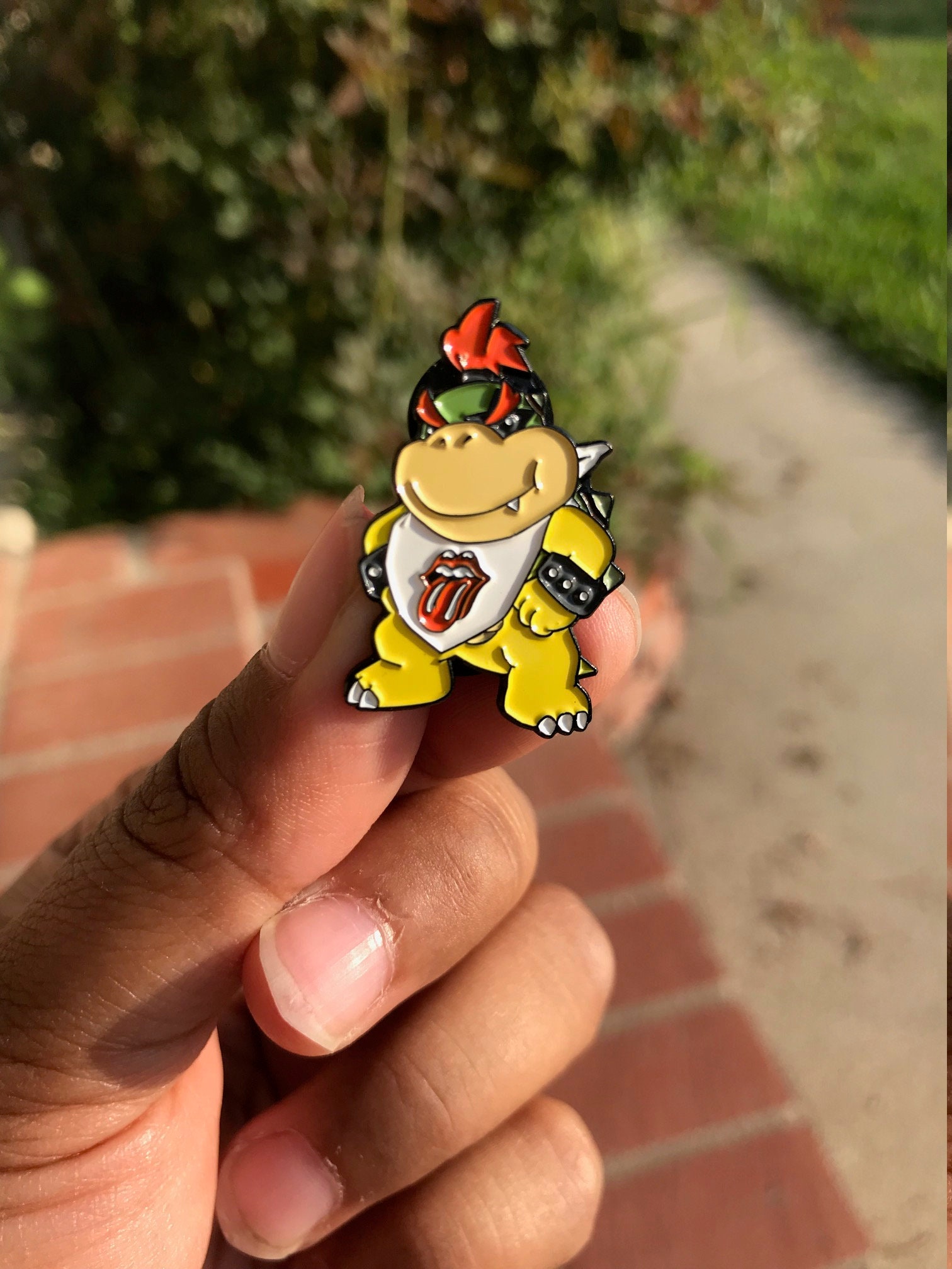 Super Mario Bros. Mario Cart Video Game Bowser Figure Metal Enamel Pin NEW