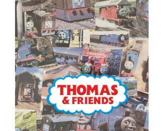 Imágenes para álbumes de recortes de Thomas y sus amigos, creación de tarjetas, diarios creativos, técnicas mixtas (50 piezas)