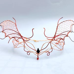 Dragon Tiara, Dragon headpiece, Goth wedding tiara, Witch wedding tiara, Vampire tiara, Elven crown, Queen of Dragons dress
