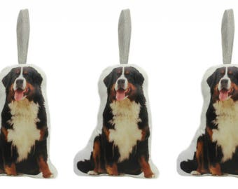 Set of Three Bernese Mountain Dog Shaped Cushion Decorations Made By Creature Comforts Direct, Ornaments, Dog Gift Cushion/Pillow