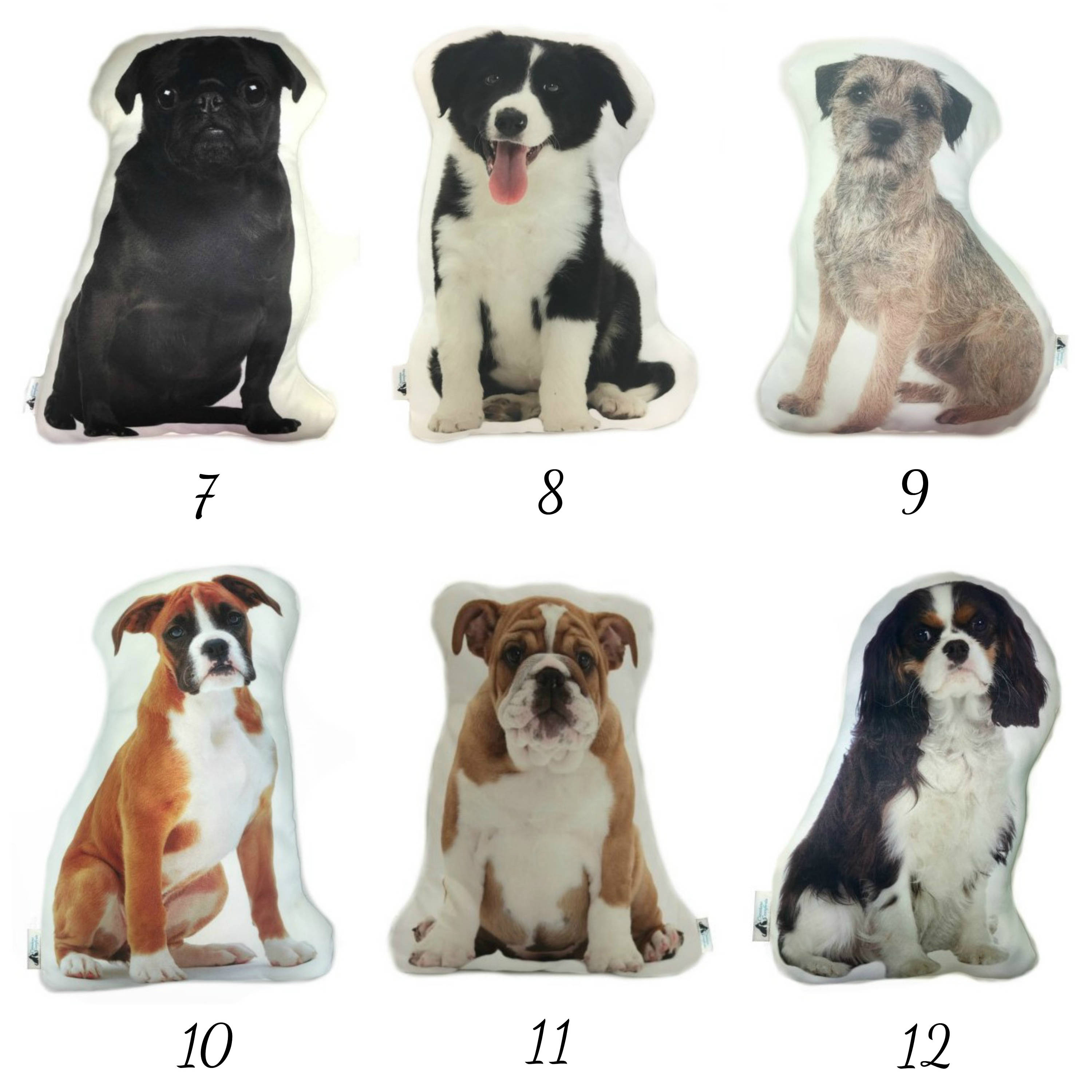 Dog Shaped Cushions Christmas Gift Personalised Gifts Etsy UK