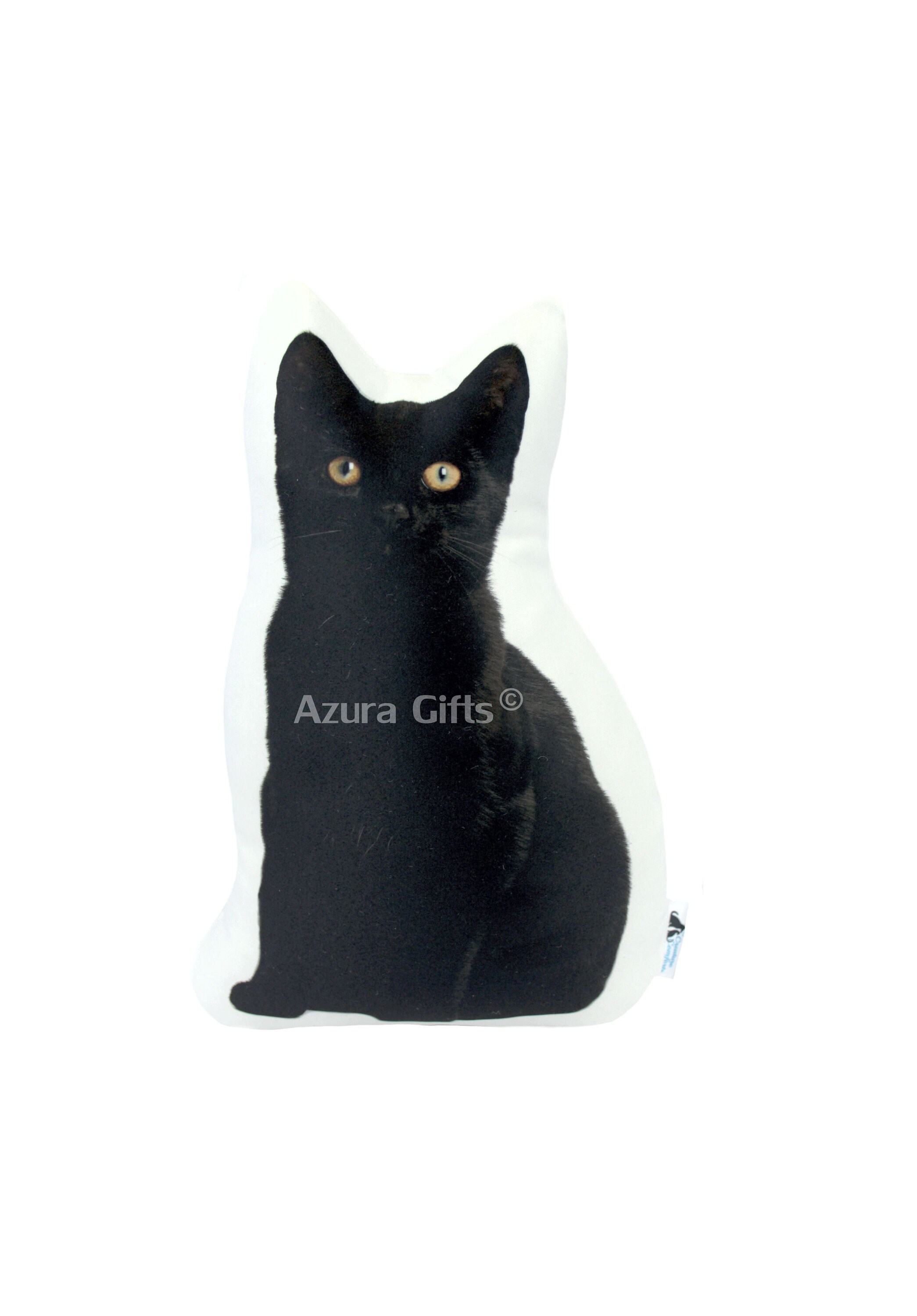 black and white cat cushions
