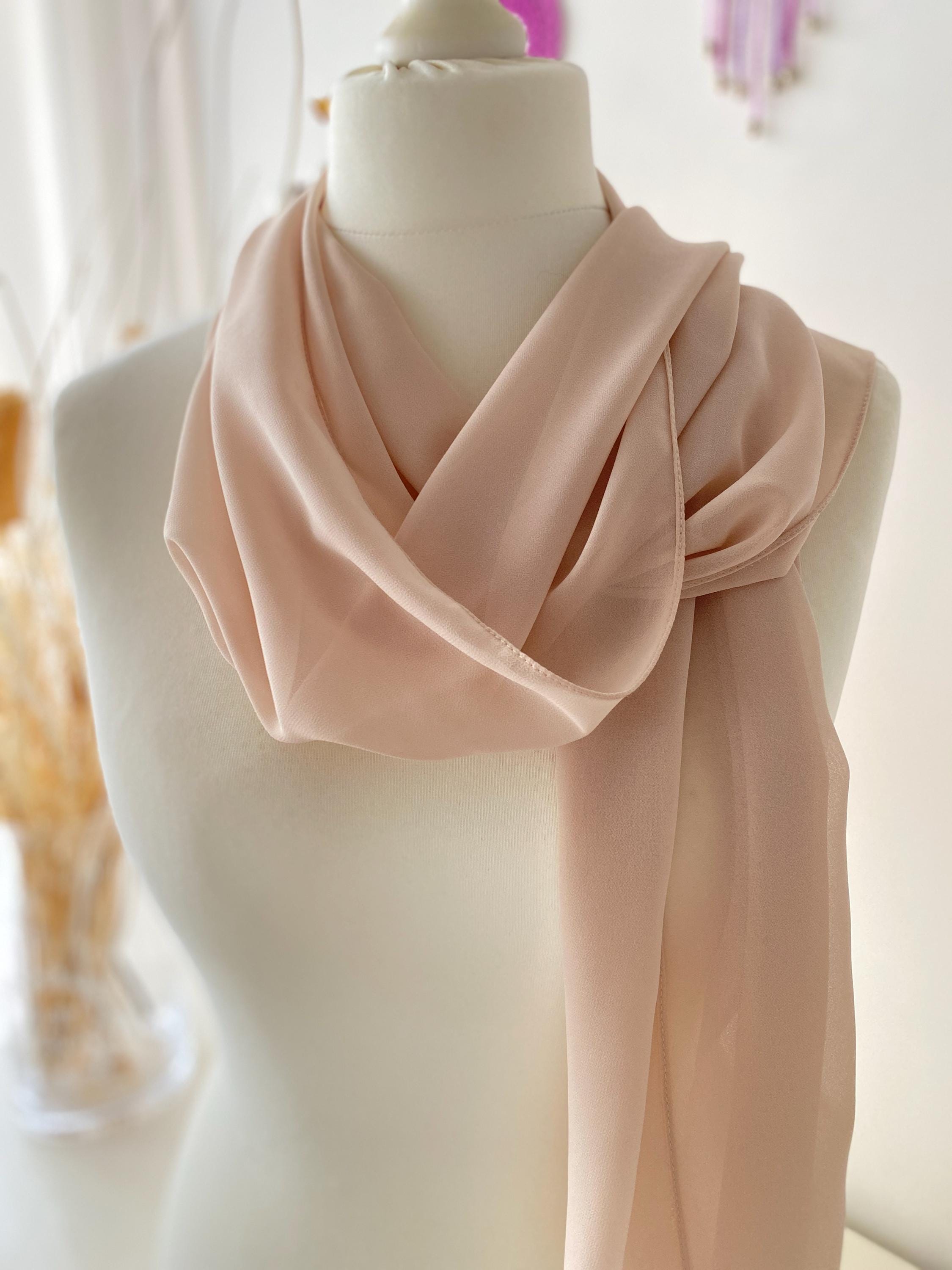 Rinascimento Stola Elegante Rosa Cipria Powder Pink Stole Scarf