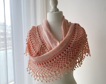 Honeycomb Sciarpe Estive Uncinetto Scialle Donna Ai Ferri E