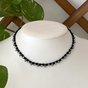 Women choker necklace, Handcrafted jewelry, Costume jewelry necklace, Handmade choker, Crochet choker necklace, Extendable choker, Gift mom image 2