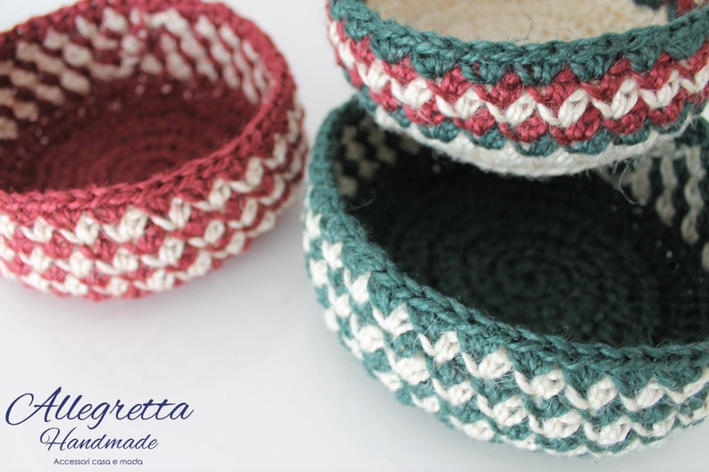 Rustic Crochet Bowl For Rustic Kitchen Housewarming Gift Etsy