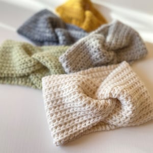 Women's wool headband, Bormio turban, Winter hair accessories, Handmade earmuffs, Affordable Christmas gifts for friends