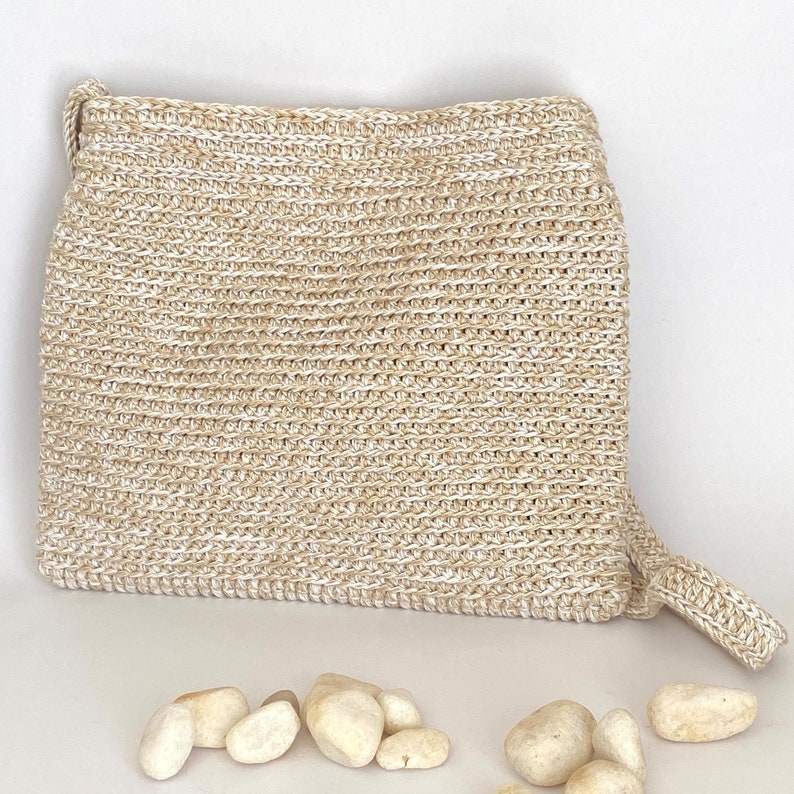 Tote bag crochet, Handmade crochet shoulder bag for women, Summe bucket bag purse, Travel accessories, Gift for mom friend image 9