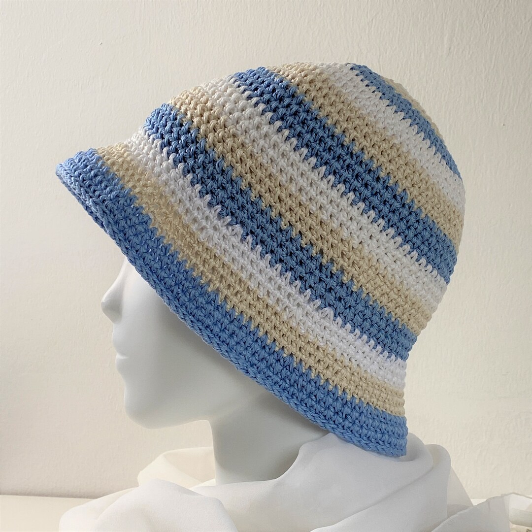 Ischia Bucket Crochet Hat Handmade Hats for Women Summer - Etsy