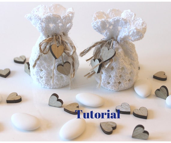 Bomboniere A Uncinetto Fai Da Te Tutorial Schema Pdf Etsy