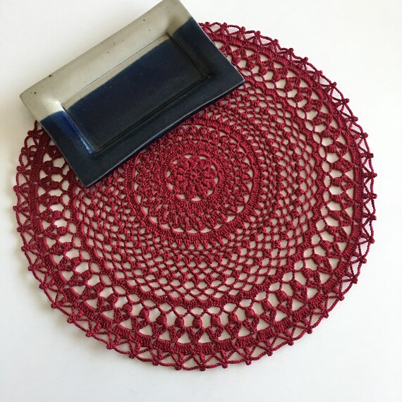 LOVELY Compass Points Doily//CROCHET PATTERN INSTRUCTIONS ONLY