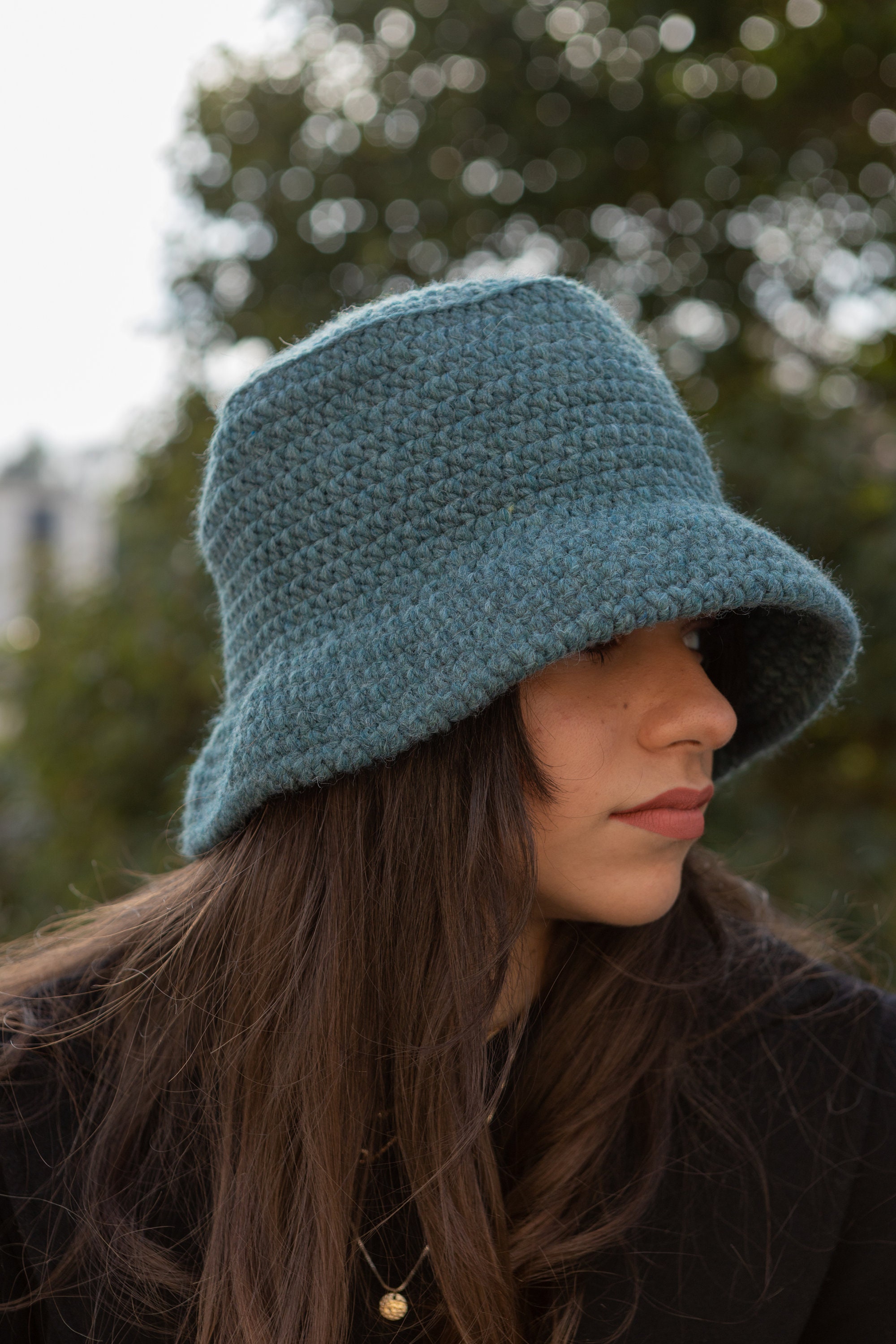 Cappello da pescatore impermeabile da donna