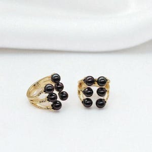 Six Pearl Adjustable Ring - Hawaiian ring - Gold Ring - Heirloom Jewelry - gifts for her - Gold band