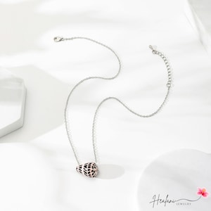Hebrew Cone Shell Necklace - Hawaiian Necklace - Ocean Jewelry - Silver Necklace - Gifts for her - Beach Jewelry