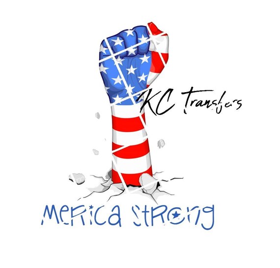 Patriotic Sublimation Transfer Red Lips Ready to Press White Blue
