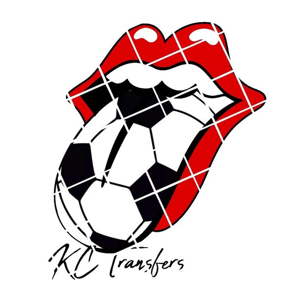Soccer Tongue Red Lips School Spirit Retro Ready To Press Sublimation Transfer Or Iron On Vinyl Transfer
