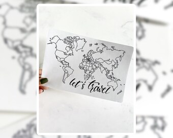 world map bujo etsy