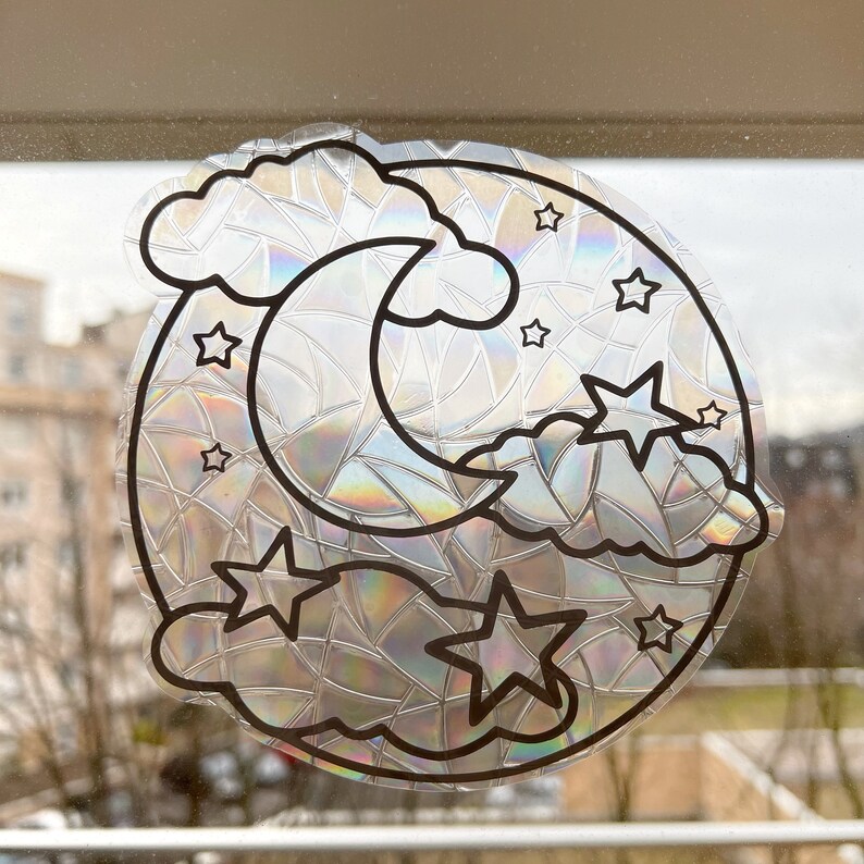 Rainbow Suncatcher Window Sticker Suncatcher Decal Etsy