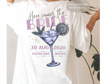 Hen party shirt for women, bride + crew shirt, personalized hen party t-shirt, bride t-shirt, team bride shirt, hen party ideas bride shirt
