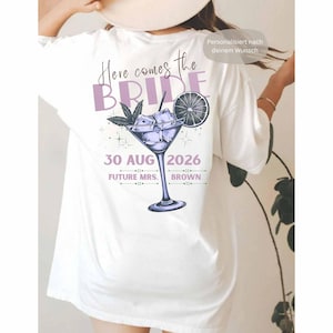 JGA shirt women, bride + crew shirt, personalized hen party t-shirt, bride t-shirt, team bride shirt, Jga ideas bride shirt