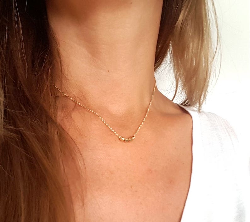 Birthday gift friend girlfriend necklace gold