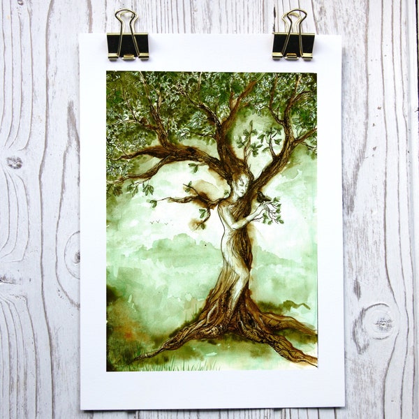 Greek Mythology Dryad Art Print Limited Edition