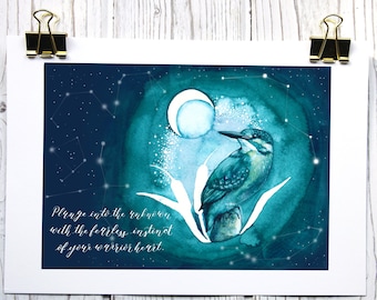 Eisvogel Kunstdruck Limitierte Edition