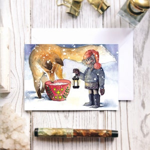 Nordic Gnome Christmas Fairytale Card