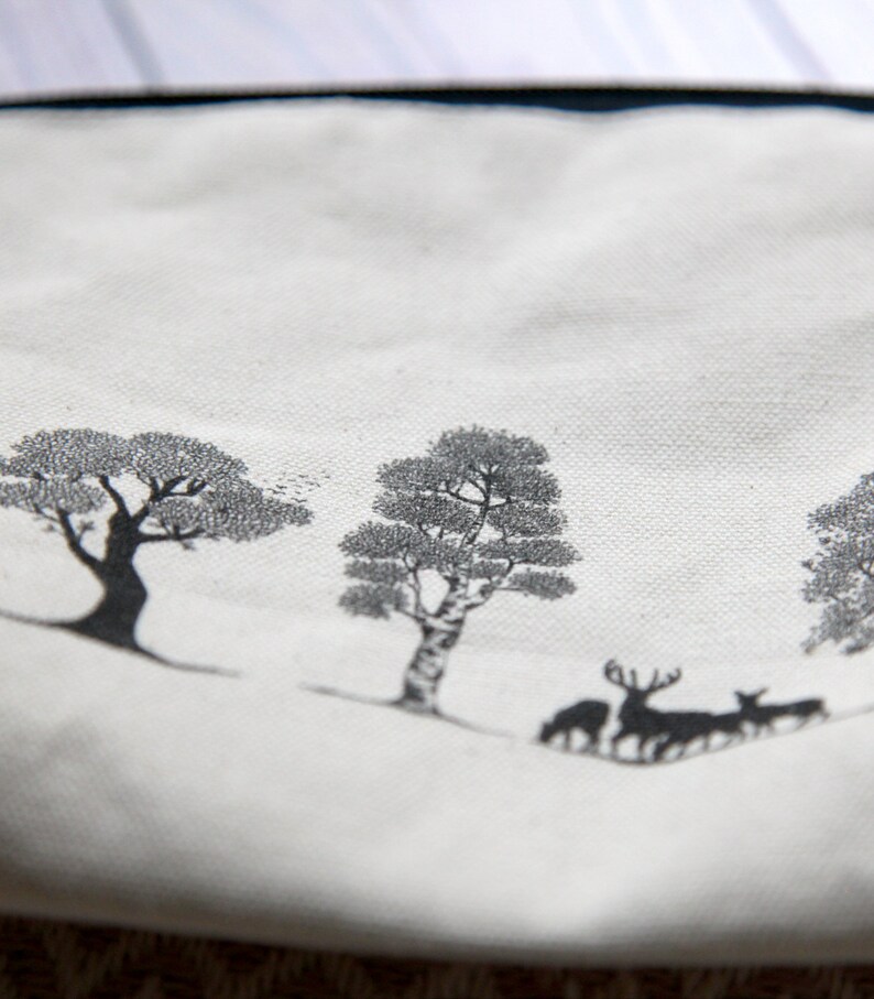 Deer Park Organic Cotton Zip Purse