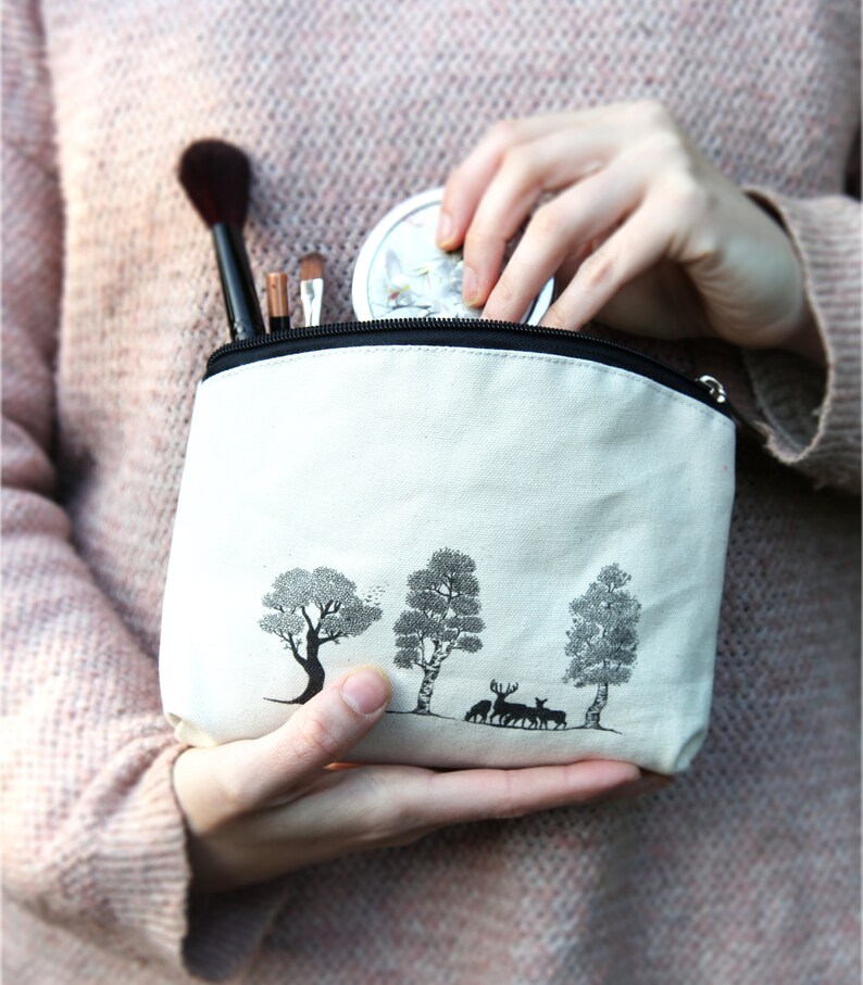 Deer Park Organic Cotton Zip Purse