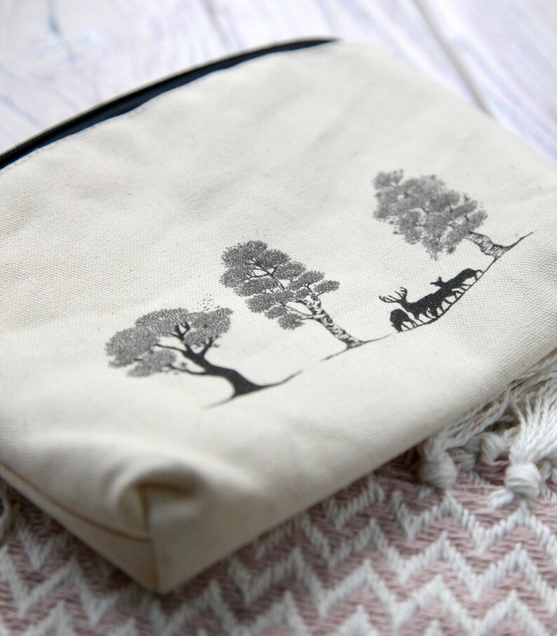 Deer Park Organic Cotton Zip Purse