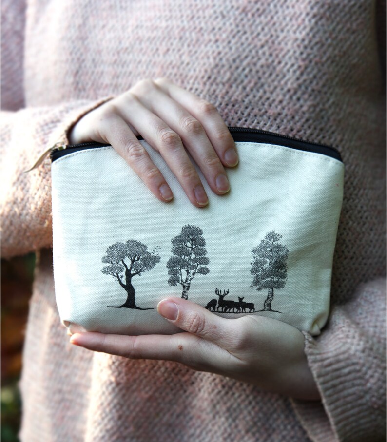 Deer Park Organic Cotton Zip Purse