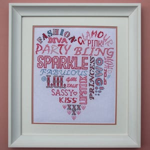 AJBD02 A Girls Heart in Words Cross Stitch Chart Only pdf