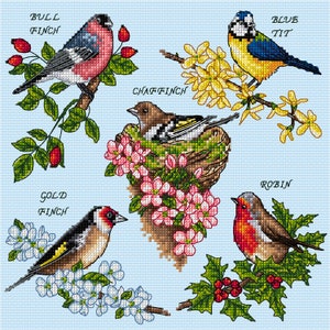 AJBD03 British Garden Birds Chart Only pdf