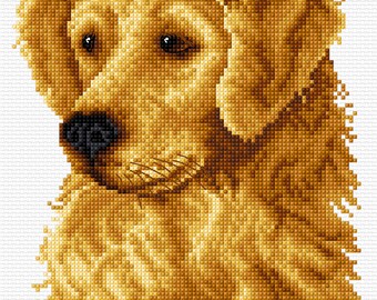 AJBD65 Golden Retriever Personalisation pdf download Chart Only