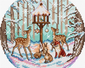AJBD35 Winter Treats cross  stitch chart pdf only