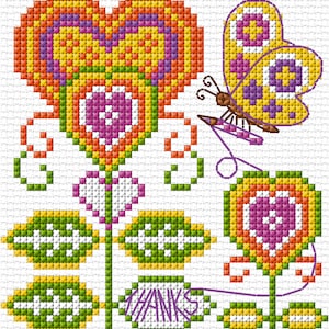 AJBD20 Thanks Cross Stitch Chart Only pdf