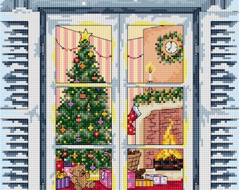 AJBD57 Christmas Window pdf Chart Only