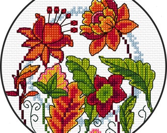 AJBD26 Floral Burst pdf Chart Only