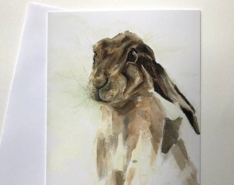 Hare art cards, animal art cards, wildlife cards