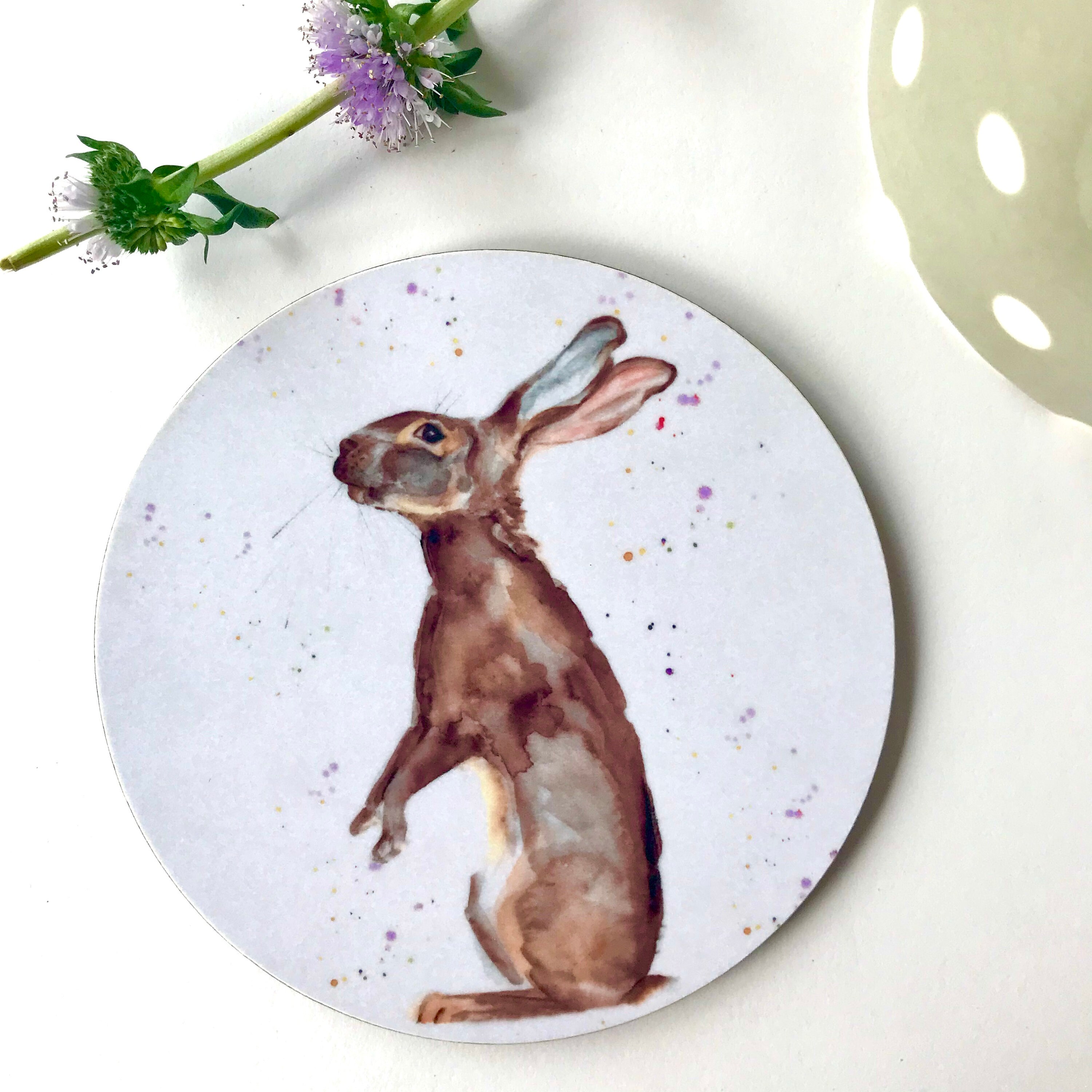Rabbit Coaster Rabbit coaster Set Cute Coasters Set of Etsy