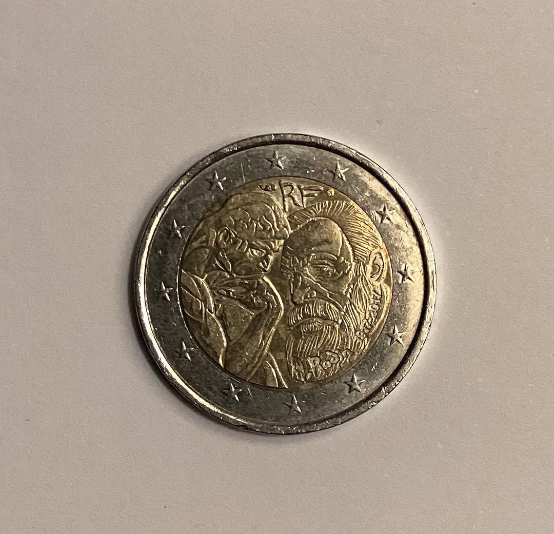 piece 2 euros a rodin 1917