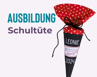 Geschenk Ausbildungsbeginn // Azubi Geschenk // Schultüte Ausbildung Schild