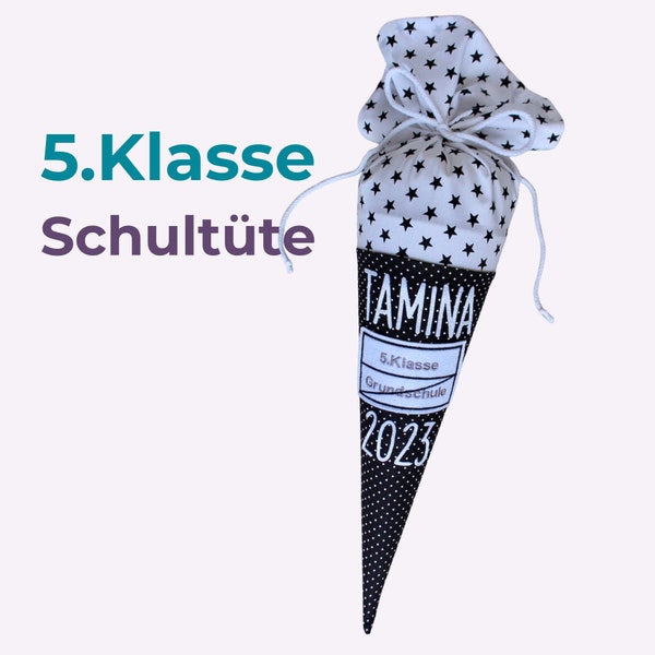 Schultüte 5.Klasse // Schultüte weiterführende Schule // Schulwechsel Geschenk